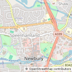 Map of Newbury, Berkshire