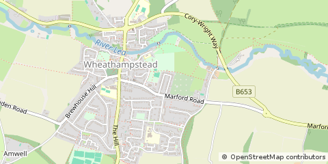 Map of ST Albans, Hertfordshire
