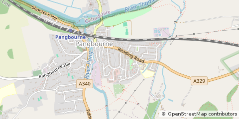 Map of Reading, Berkshire