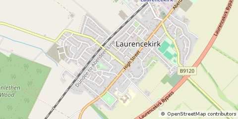 Map of Laurencekirk