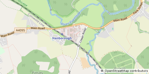 Map of Witney, Oxfordshire