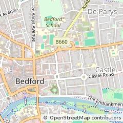 Map of Bedford