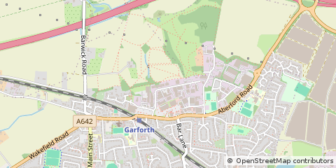Map of Garforth, Leeds