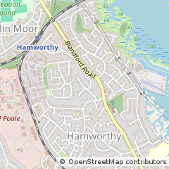 Map of Poole, Dorset