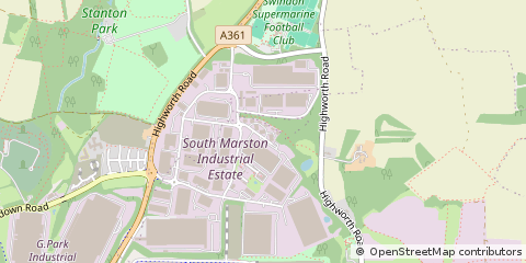 Map of Swindon