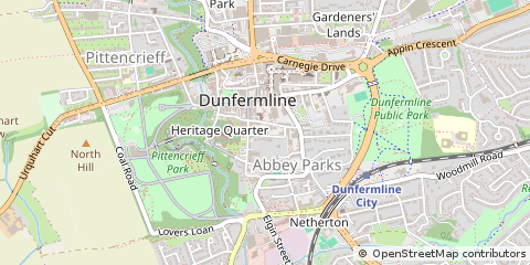 Map of Dunfermline