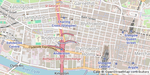 Map of Glasgow