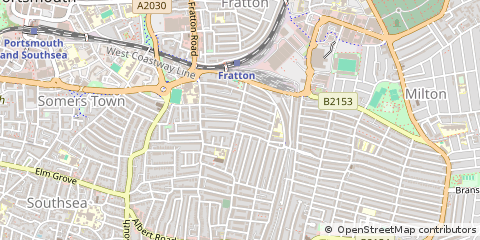 Map of Southsea, Hants