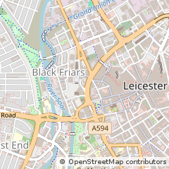 Map of Leicester