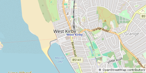Map of Walsall, Wirral
