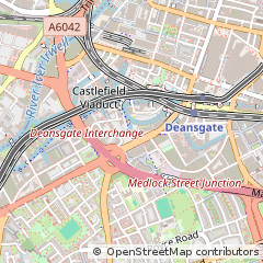 Map of Castlefield, Manchester