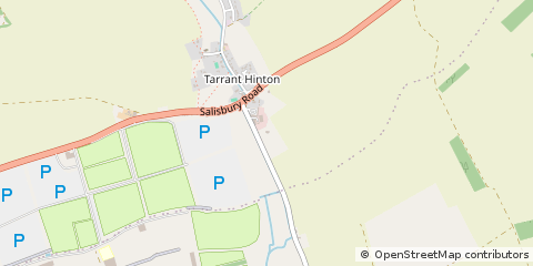Map of Blandford Forum, Dorset