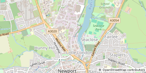 Map of Newport