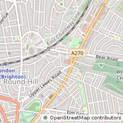 Map of Brighton, East Sussex