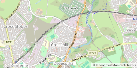 Map of Glasgow