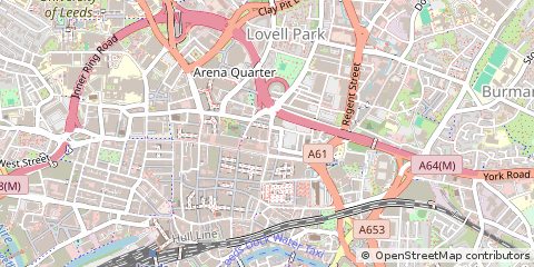 Map of Leeds