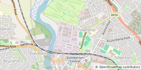 Map of Dumbarton