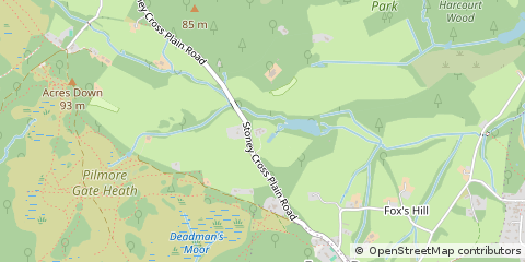 Map of Emery Down Lyndhurst, Hampshire
