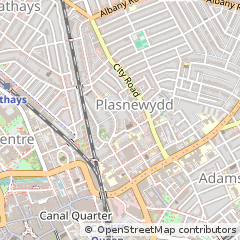 Map of Cardiff