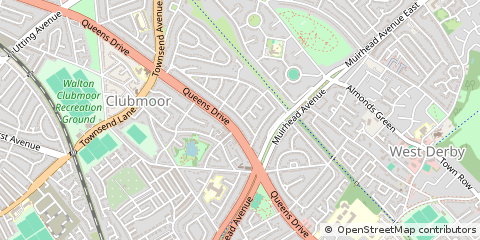 Map of Liverpool, Merseyside