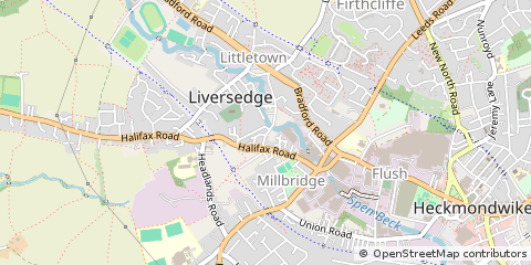 Map of Liversedge