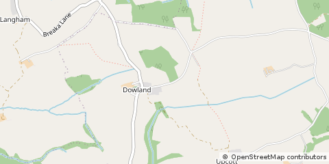 Map of Winkleigh