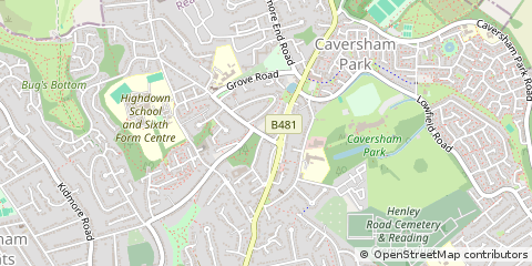 Map of Reading