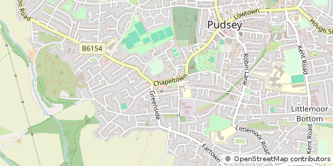 Map of West Yorkshire