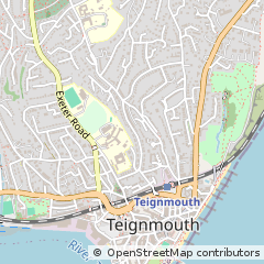 Map of Teignmouth, Devon