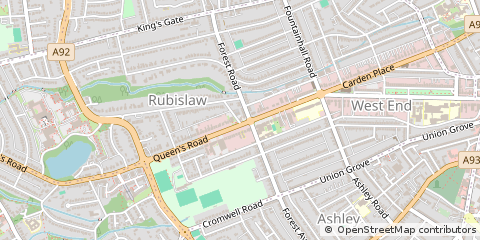 Map of Aberdeen