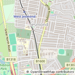 Map of Newcastle Upon Tyne