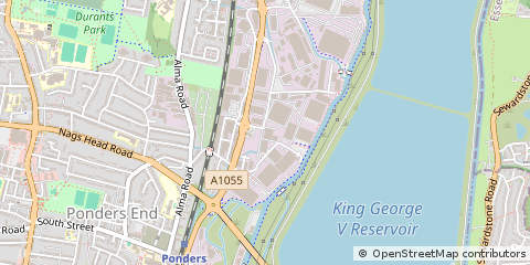 Map of Enfield, Bath