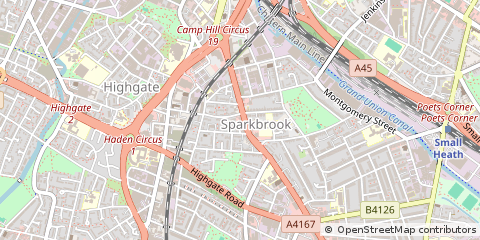 Map of Birmingham