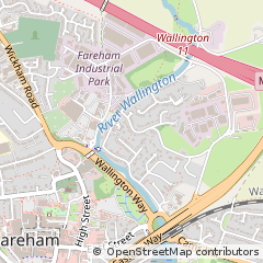 Map of Fareham, Hampshire