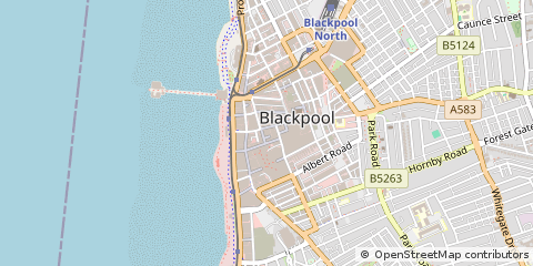 Map of Blackpool
