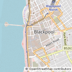 Map of Blackpool