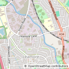 Map of Walsall, West Midlands