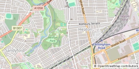 Map of Newcastle Upon Tyne
