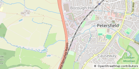 Map of Petersfield, Hampshire
