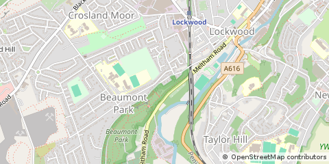 Map of Huddersfield