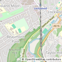 Map of Huddersfield