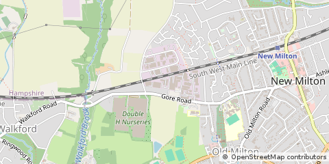 Map of NEW Milton, Hampshire