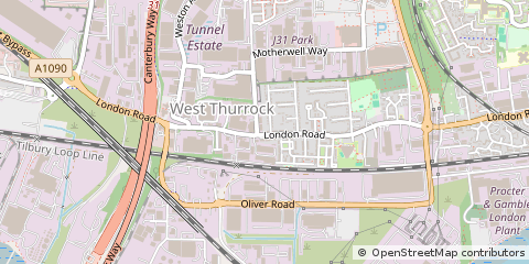Map of Grays