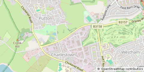 Map of Weymouth, Dorset