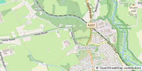 Map of Lymington, Hampshire