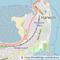 Map of Harwich, Essex
