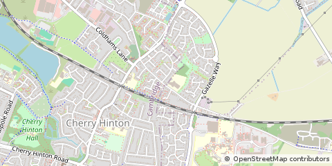 Map of Cambridge, Cambridgeshire