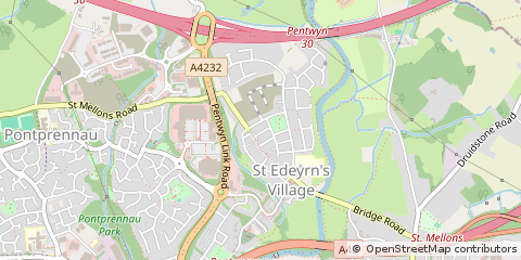 Map of Cardiff