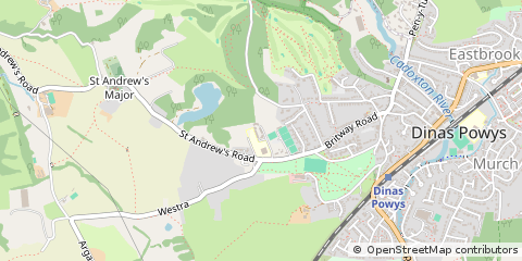 Map of Dinas Powys