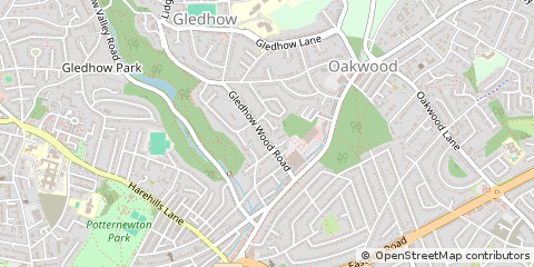Map of Leeds